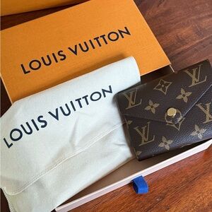 Louis Vuitton Victorine Monogram Wallet Fuschia